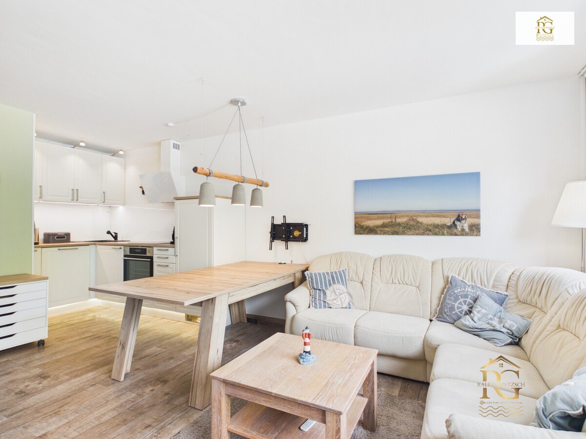 Moderne Eigentumswohnung/Ferienwohnung in TOP Lage im Nordseebad Cuxhaven-Duhnen mit Schwimmbad/Sauna/Parkplatz/möbiliert