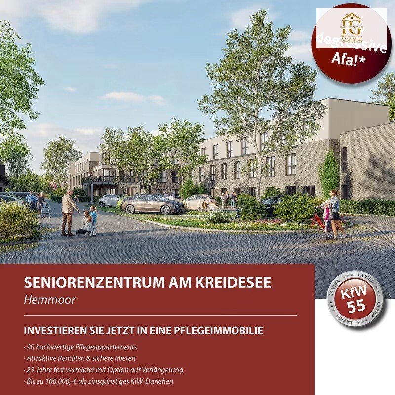 Service-Wohnen am Kreidesee in Hemmoor-Verkaufsstart-Provisionfsrei für den Käufer !
Beratung durch uns !